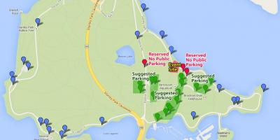 Mapa stanley park parking