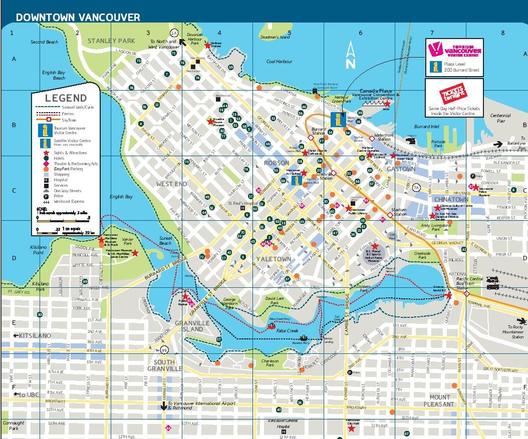 ulici karta za vancouver prije nove ere