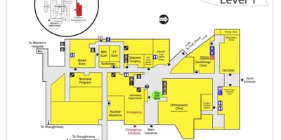 Mapa dječju bolnicu vankuveru