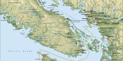 Karta za vancouver područje prije nove ere