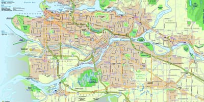 Karta za vancouver put