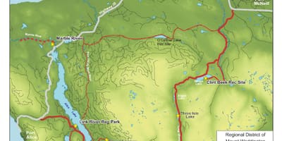 Karta za vancouver ostrvo pećine