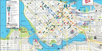Ulici karta za vancouver prije nove ere